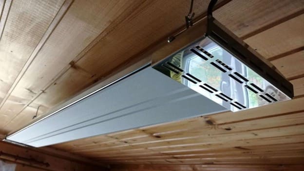 Обогрев инфракрасными обогревателями